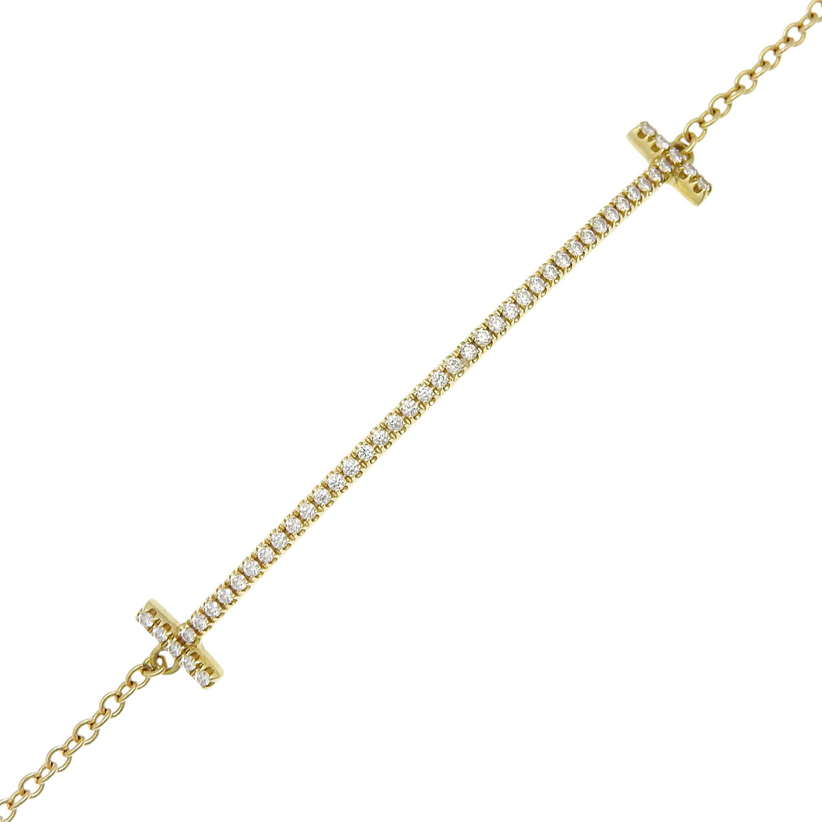 微笑手链,钻石,18K 黄金,中号