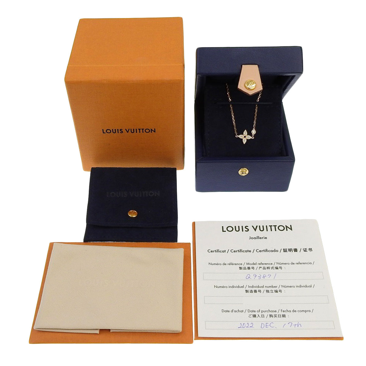 Idylle Blossom Diamond Pendant in 18K Pink Gold and PG