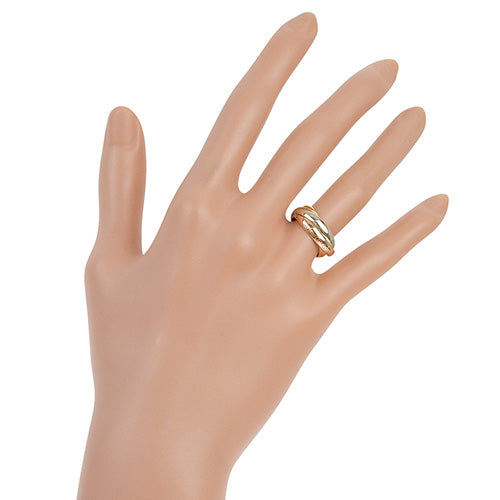 les must de Cartier トリニティ リング K18 イエローゴールド YG K18 ピンクゴールド PG K18 ホワイトゴールド WG