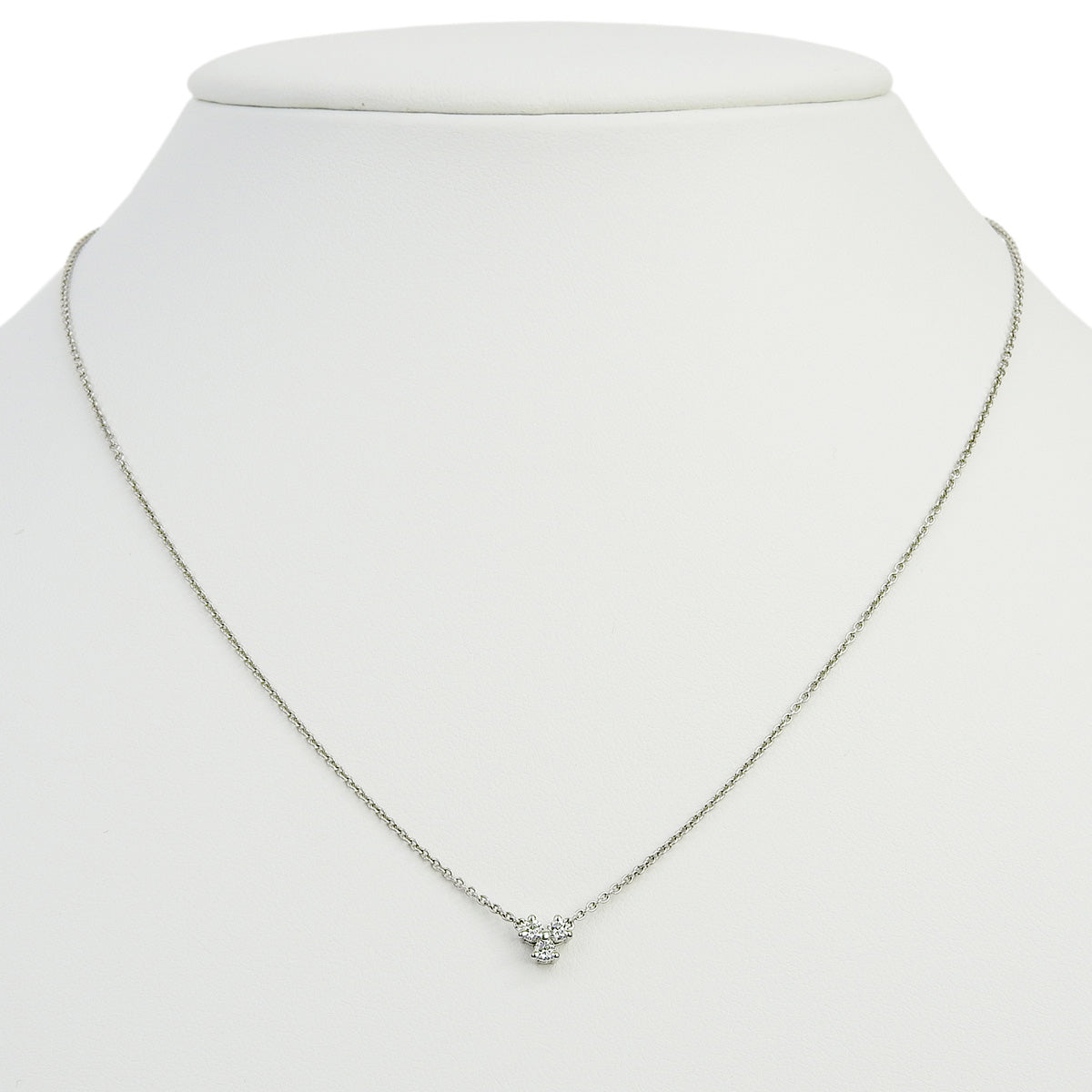 Aria Diamond Necklace, Diamond, Pt950 Platinum, 3PD