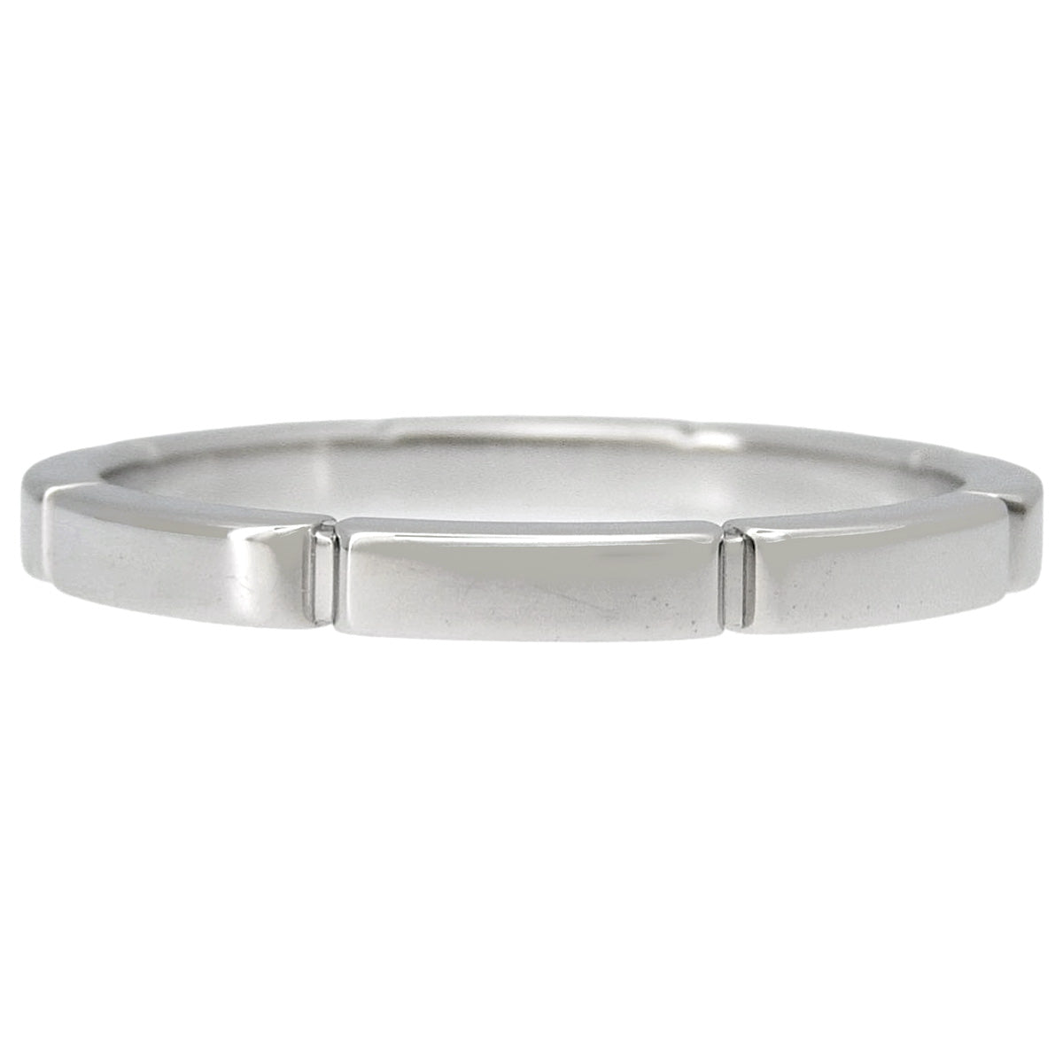 Maillon Panthère Ring in 18K White Gold