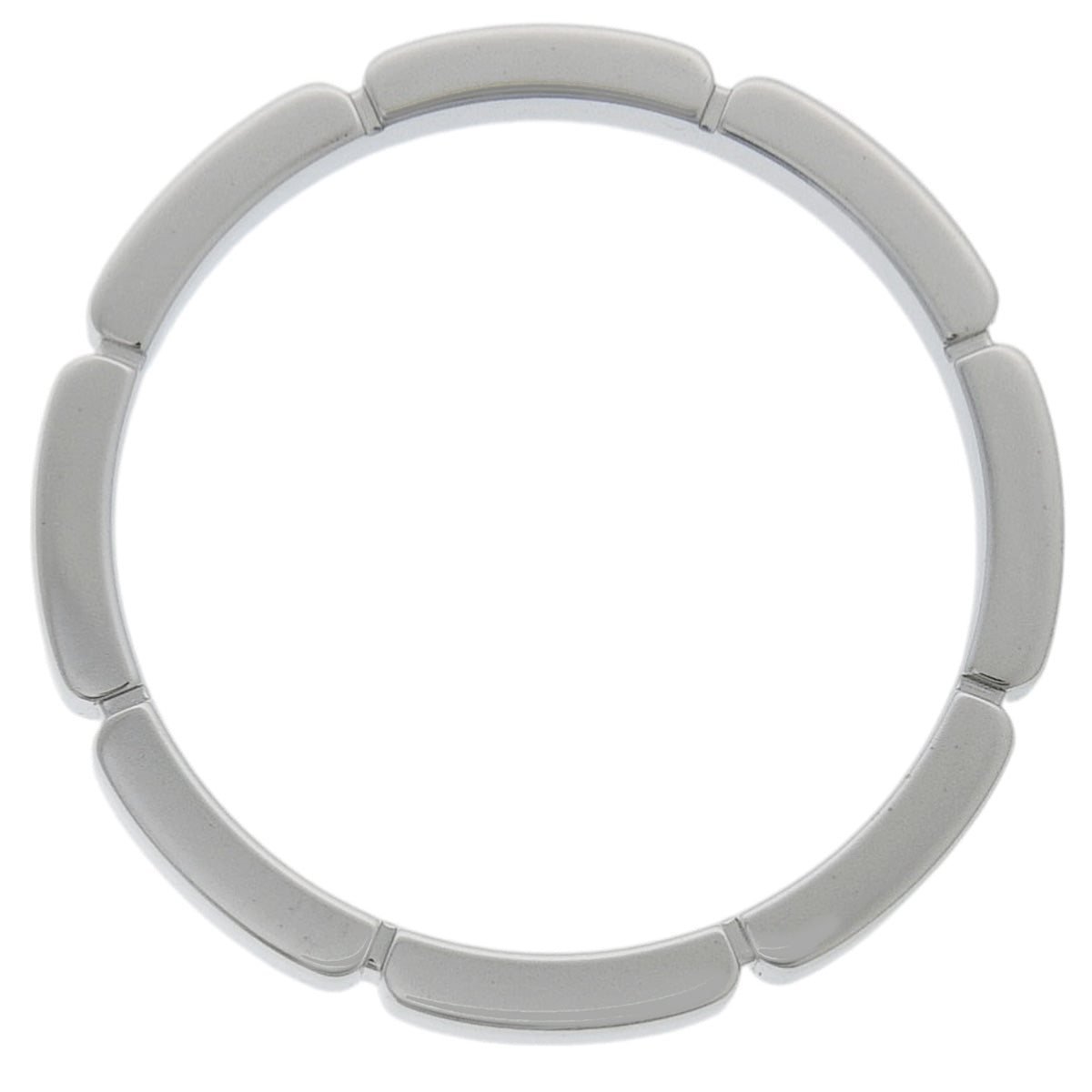 Maillon Panthère Ring in 18K White Gold