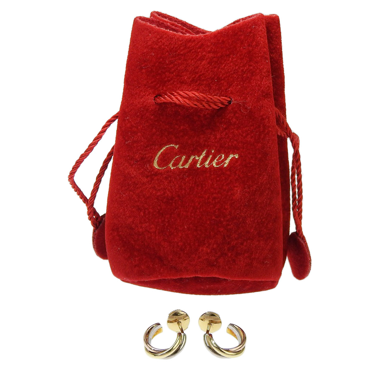Trinity Earrings in 18K Yellow Gold (YG), 18K Pink Gold (PG), 18K White Gold (WG)