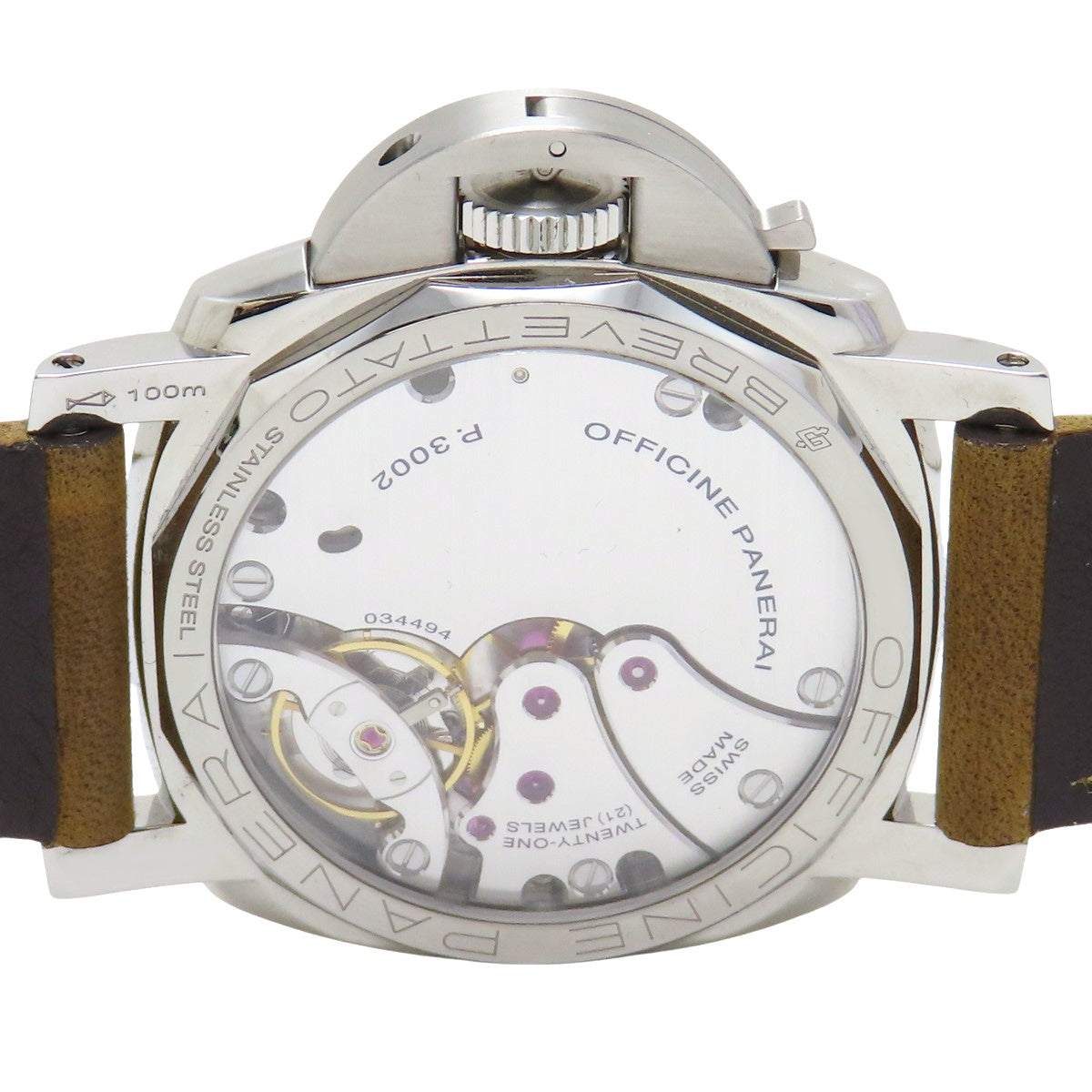 【保証書付】 PAM00423 ルミノール1950 3デイズ SS 手巻き ブラック