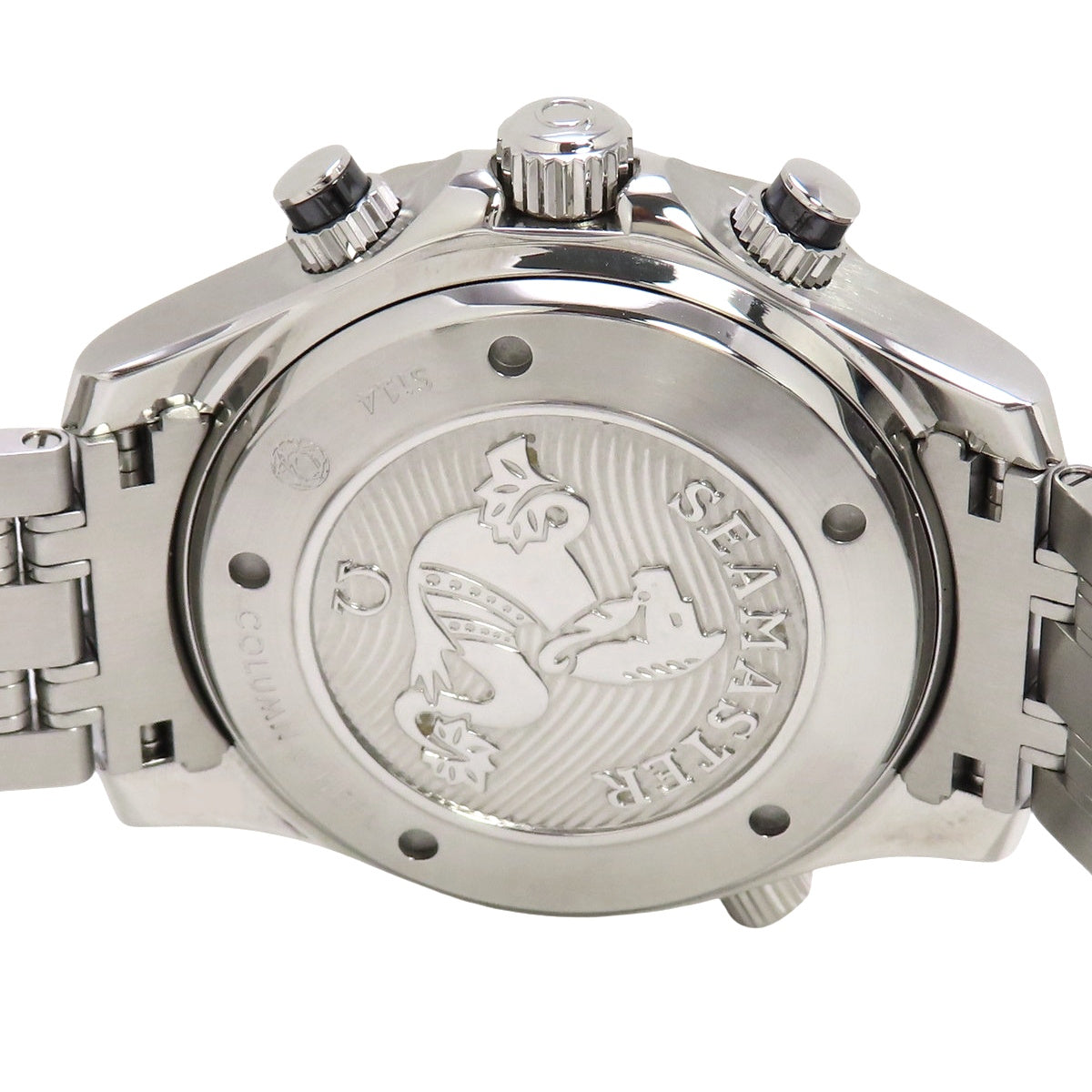 212.30.44.50.01.001 海马系列 潜水300米计时腕表 不锈钢 自动上链 黑色