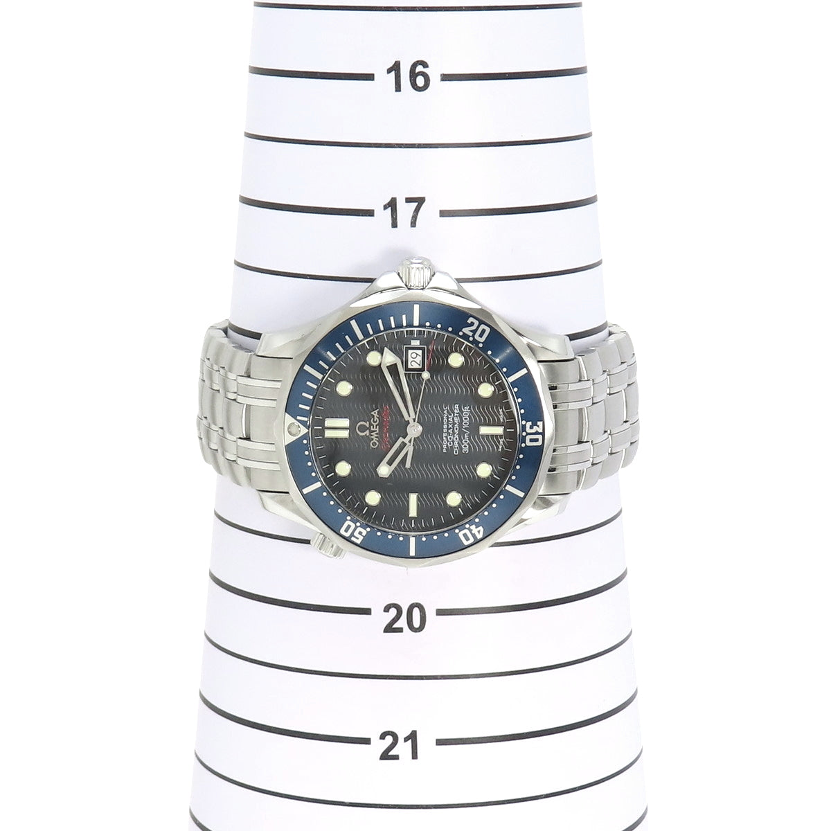 2220.80 シーマスター ダイバー300 ステンレススチール SS 自動巻き ネイビー