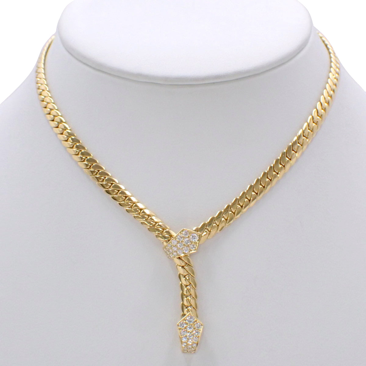 18K 黄金钻石项链(YG)