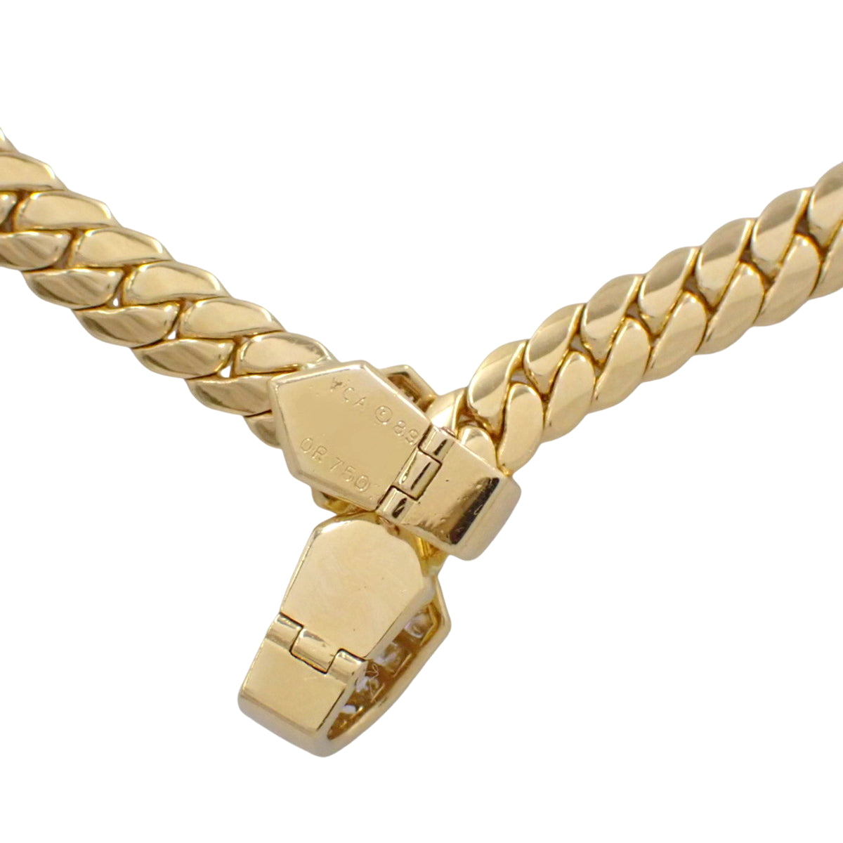 18K 黄金钻石项链(YG)