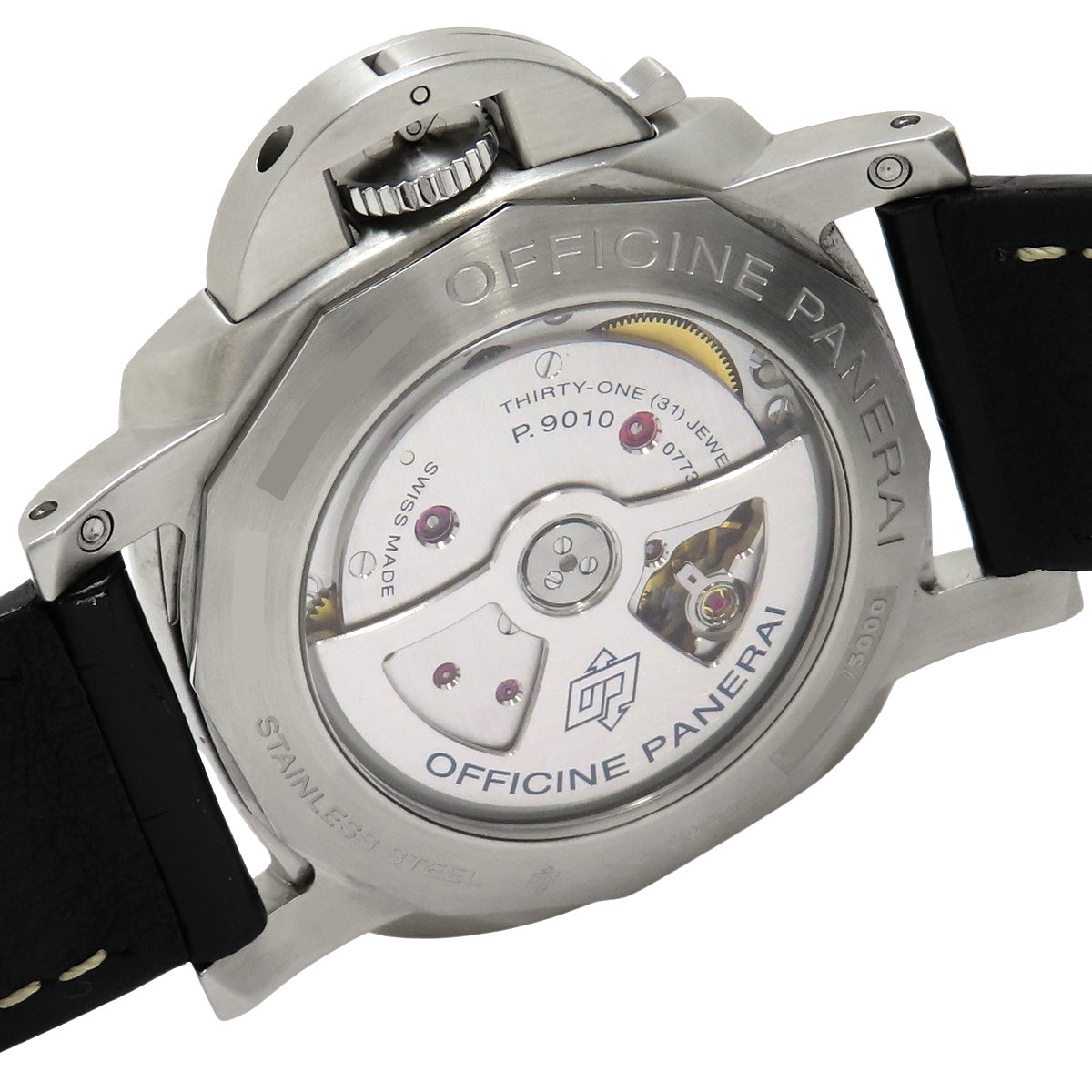 PAM01312 ルミノール マリーナ SS/アリゲーター 自動巻き ブラック