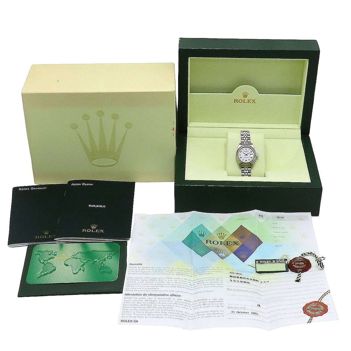 79174 Datejust WG/SS F系列 自动上链 白色