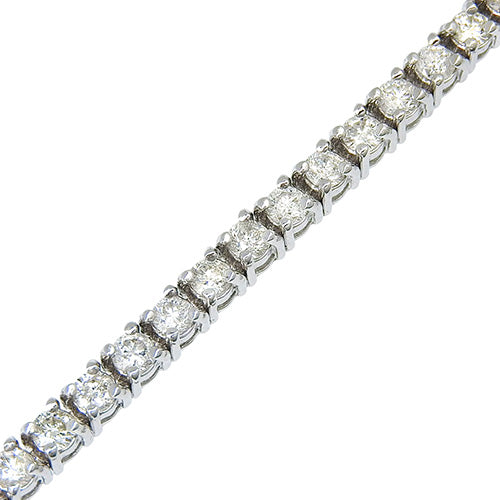 Diamond Tennis Bracelet D3.00 K18 White Gold WG