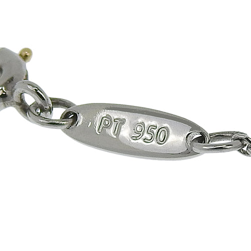 ドッツクロス ネックレス ダイヤモンド Pt950プラチナ 11PD