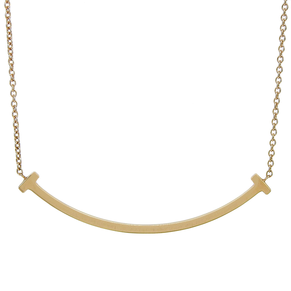 Small Smile Pendant with Pink Sapphire and 18K Pink Gold