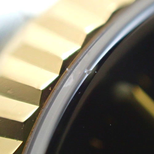 79173 Datejust YG/SS Y serial number, Automatic winding, Black dial.