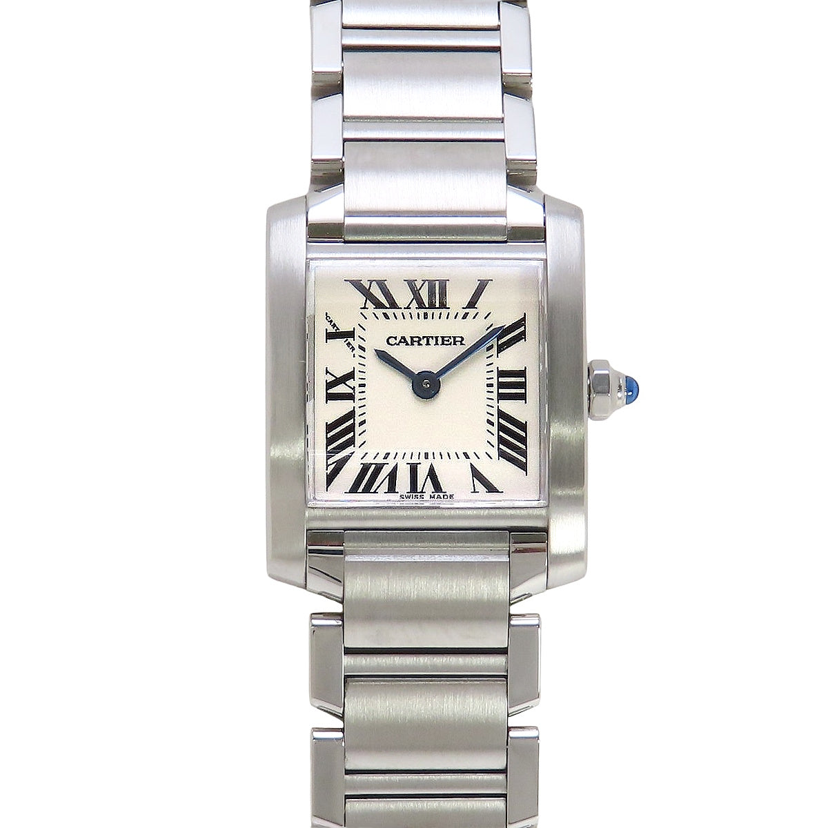 W51008Q3 タンクフランセーズSM ステンレススチール SS クオーツ ホワイト