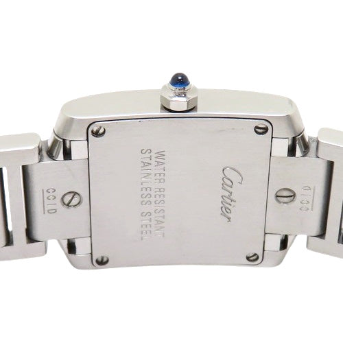 W51008Q3 タンクフランセーズSM ステンレススチール SS クオーツ ホワイト