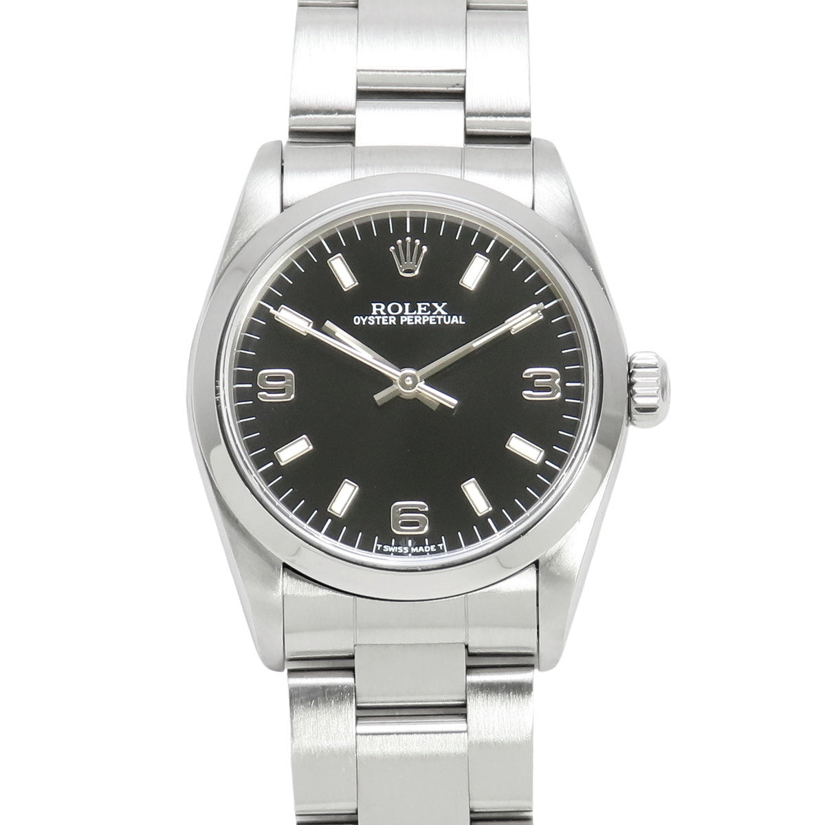77080 Oyster Perpetual SS U series, Automatic, Black dial