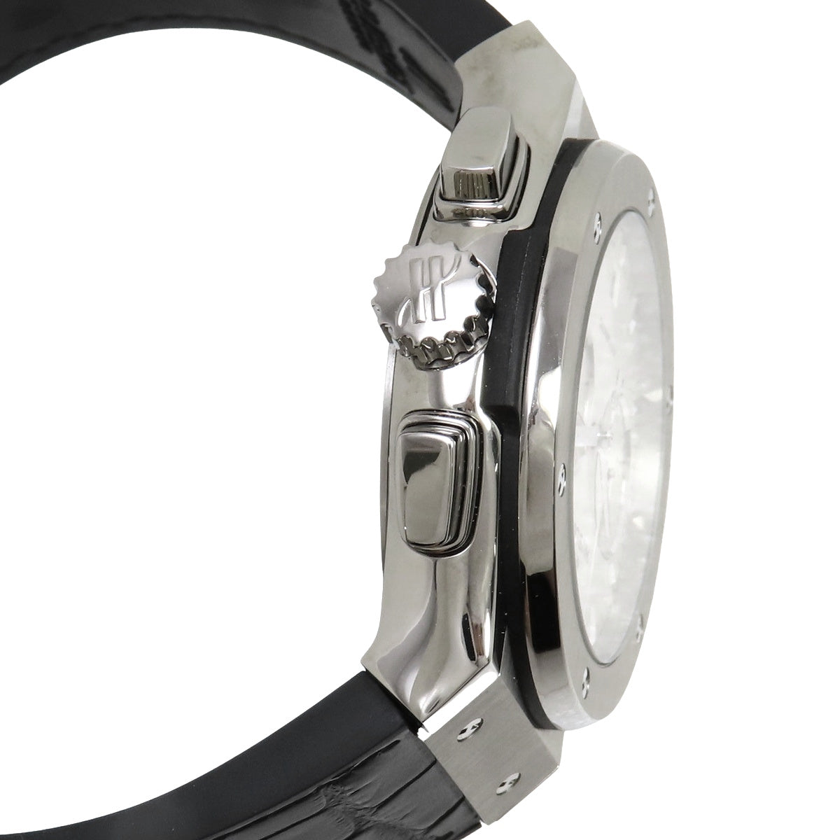 521.NX.2611.LR 经典融合计时码表 蛋白石钛/皮革 自动 白色