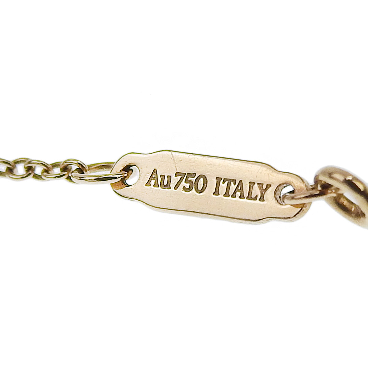 Small Smile Pendant with Pink Sapphire and 18K Pink Gold