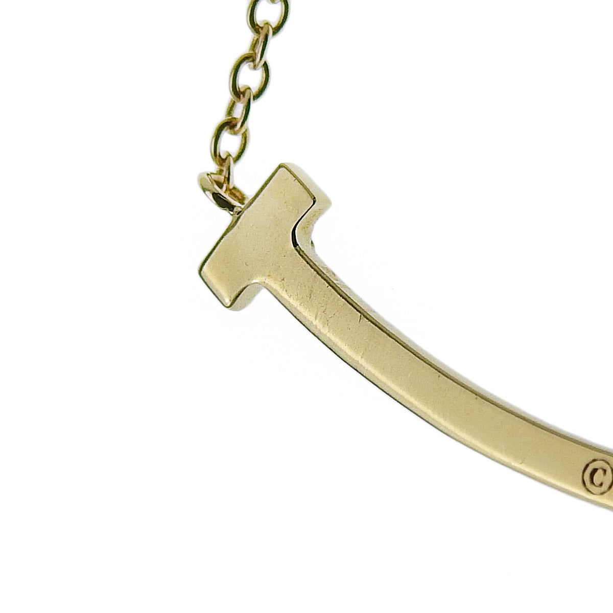 Smile Necklace, Small Diamond, Yellow Gold (K18YG) Jewelry