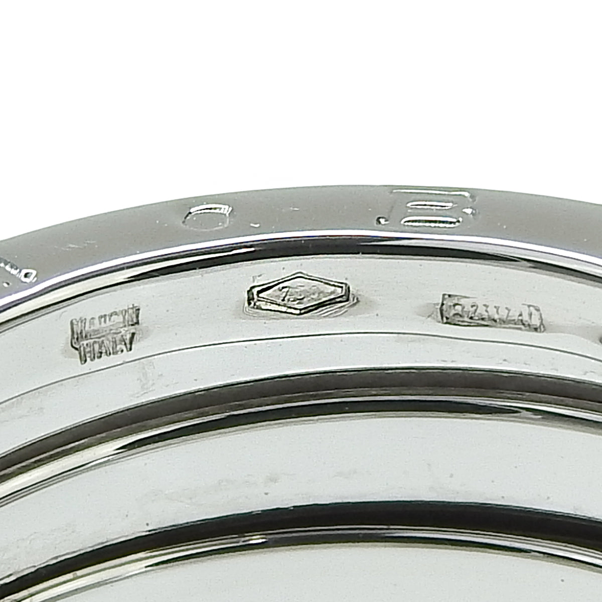 B-zero1 B-zero1 Ring, 18K White Gold, WG, B-zero1 Jewelry, Size 13 (53)