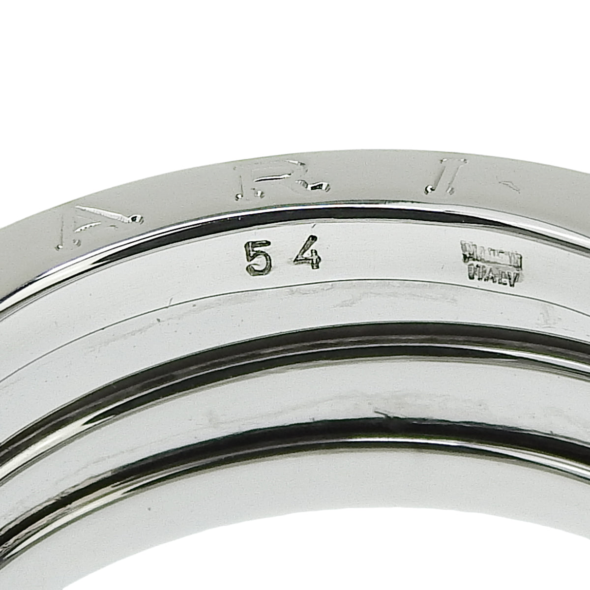 B-zero1 B-zero1 Ring, 18K White Gold, WG, B-zero1 Jewelry, Size 13 (53)