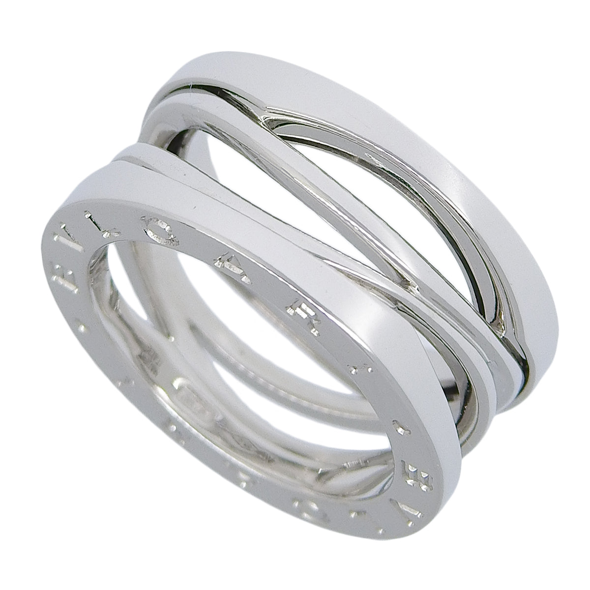 B-zero1 传奇戒指,18K 白金,白金 B-zero1