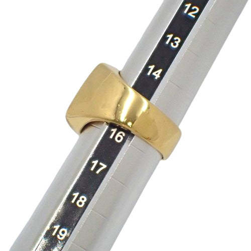 Signet Diamond Ring D0.29 K18 Yellow Gold YG 1PD