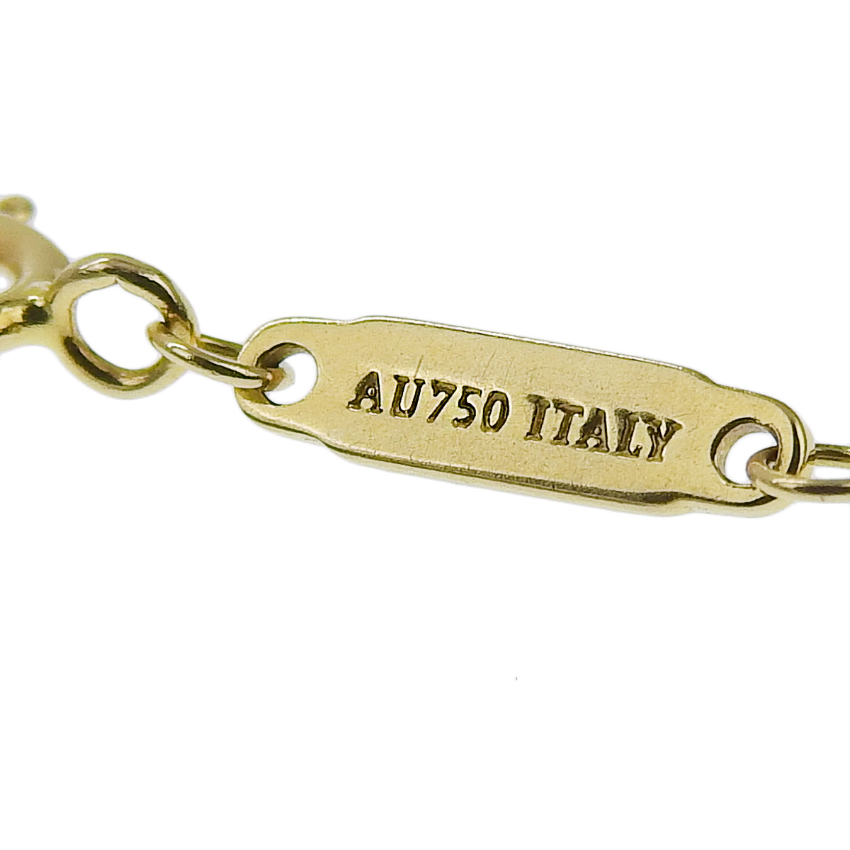 Mini Smile Pendant with Diamond in 18K Yellow Gold (YG)