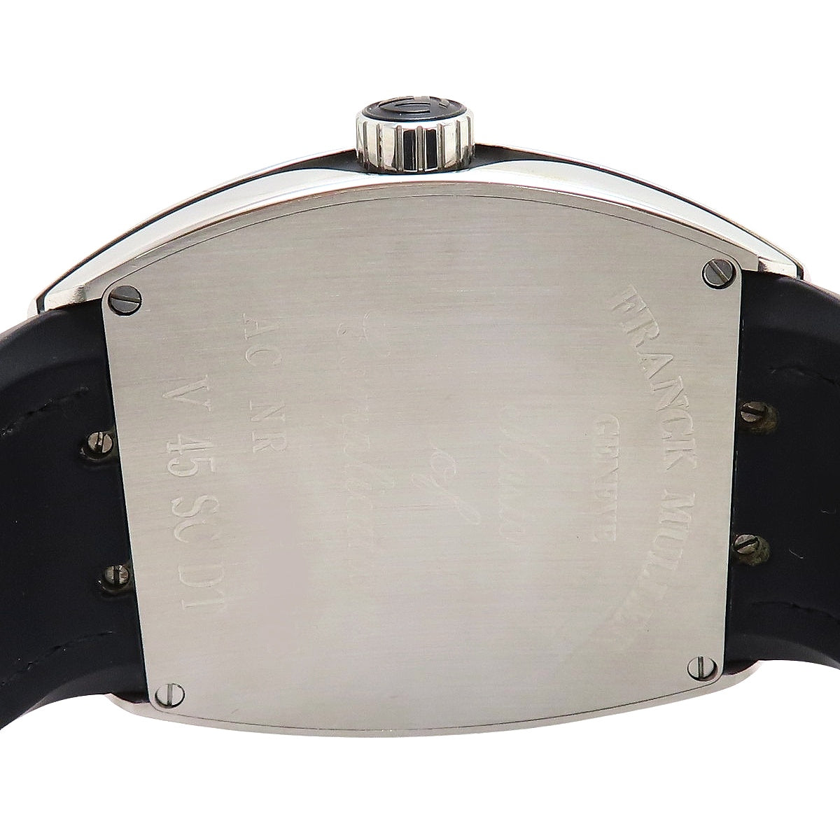 V45 SC DT Vanguard, Stainless Steel/Leather, Automatic, Black