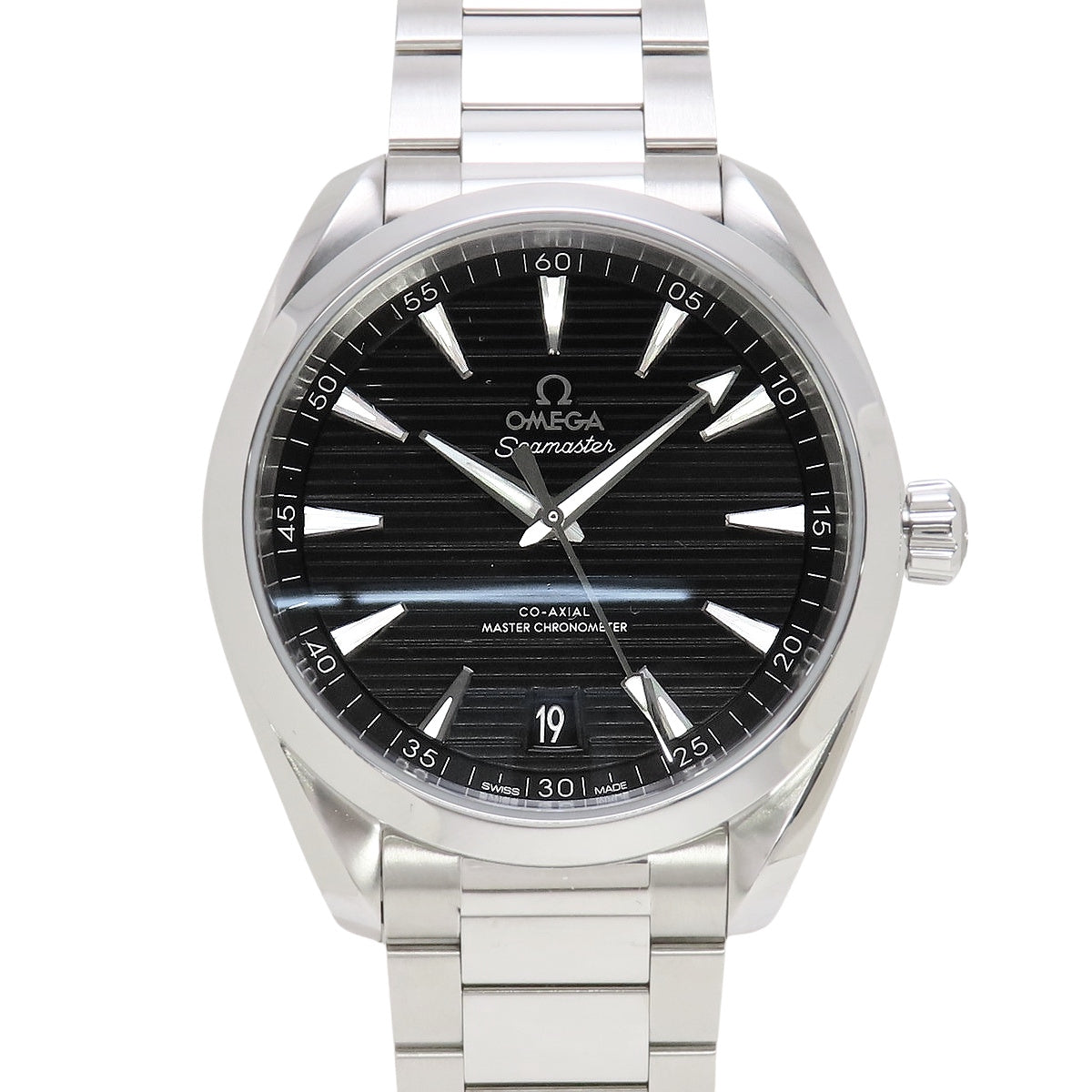 220.10.41.21.01.001 Seamaster Aqua Terra 150M Co-Axial Master Chronometer Stainless Steel Automatic Black