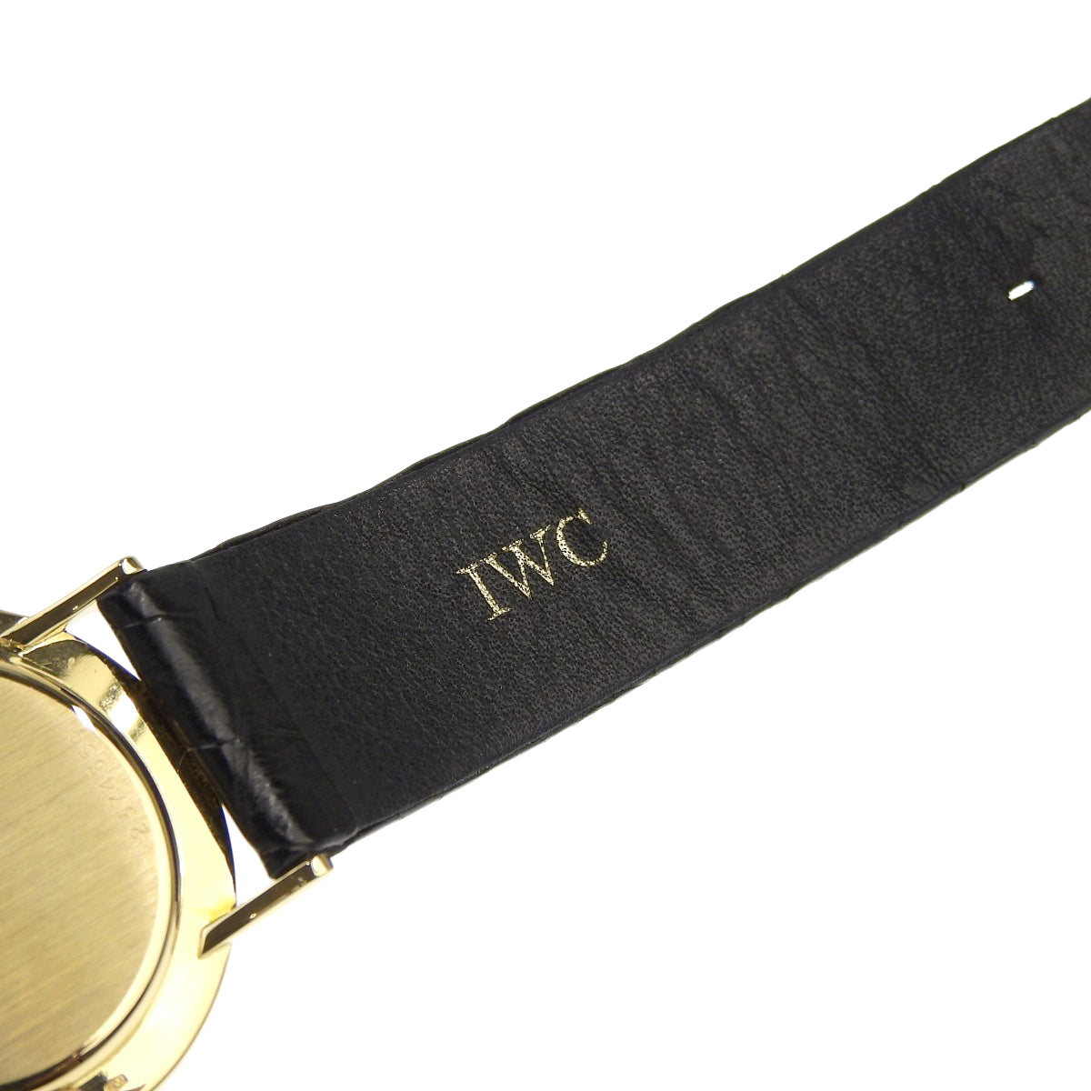 Portofino 2010 YG/皮革 白色手动上链男士腕表