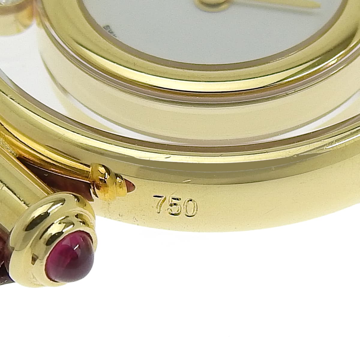 Happy Diamond 20/4780-21 YG/皮革白移动钻石石英女表