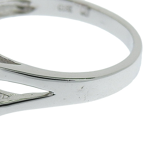 粉红碧玺与钻石花朵图案戒指,PT2.15/D0.16,18K 白金,WG