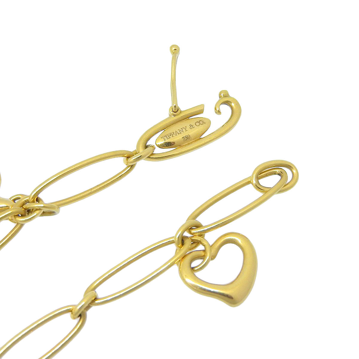 Oval Link 5 Charm Bracelet, 18K Yellow Gold (YG)