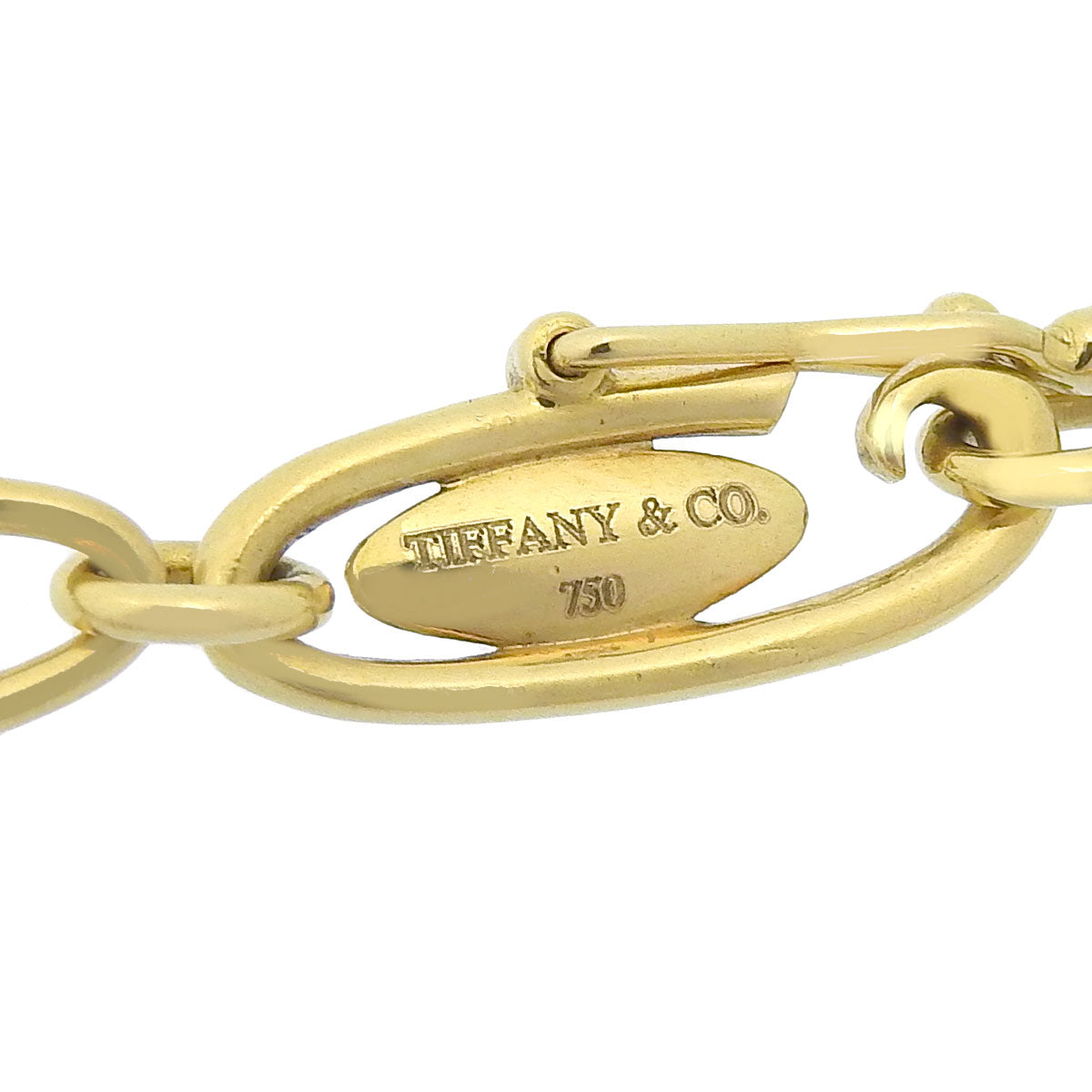 Oval Link 5 Charm Bracelet, 18K Yellow Gold (YG)