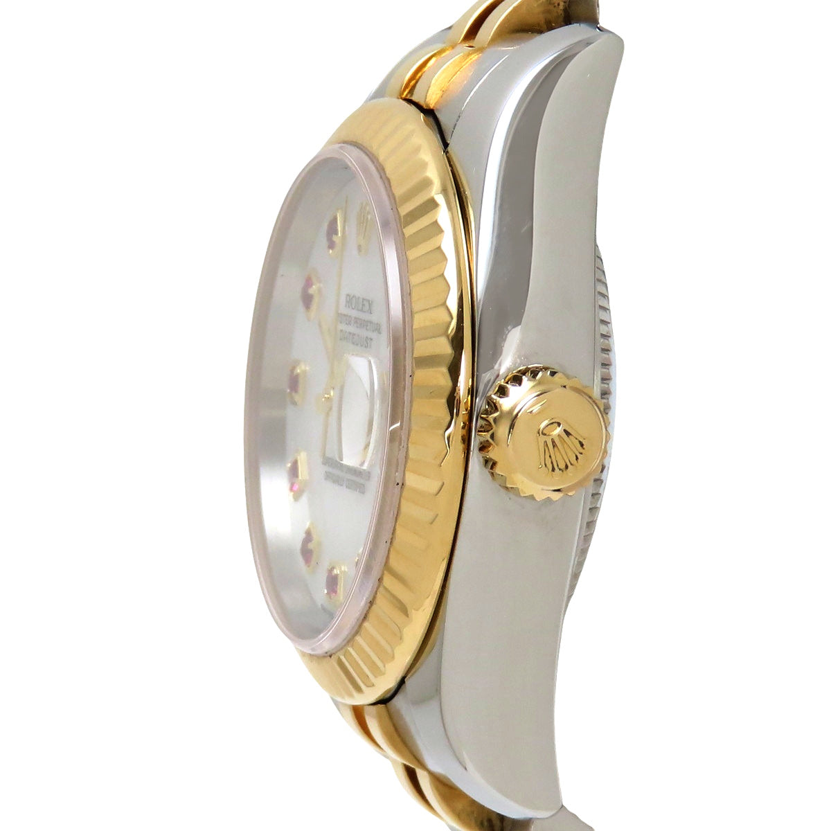 179173NGR 日志型腕表 YG/SS D字头 自动上链 白色