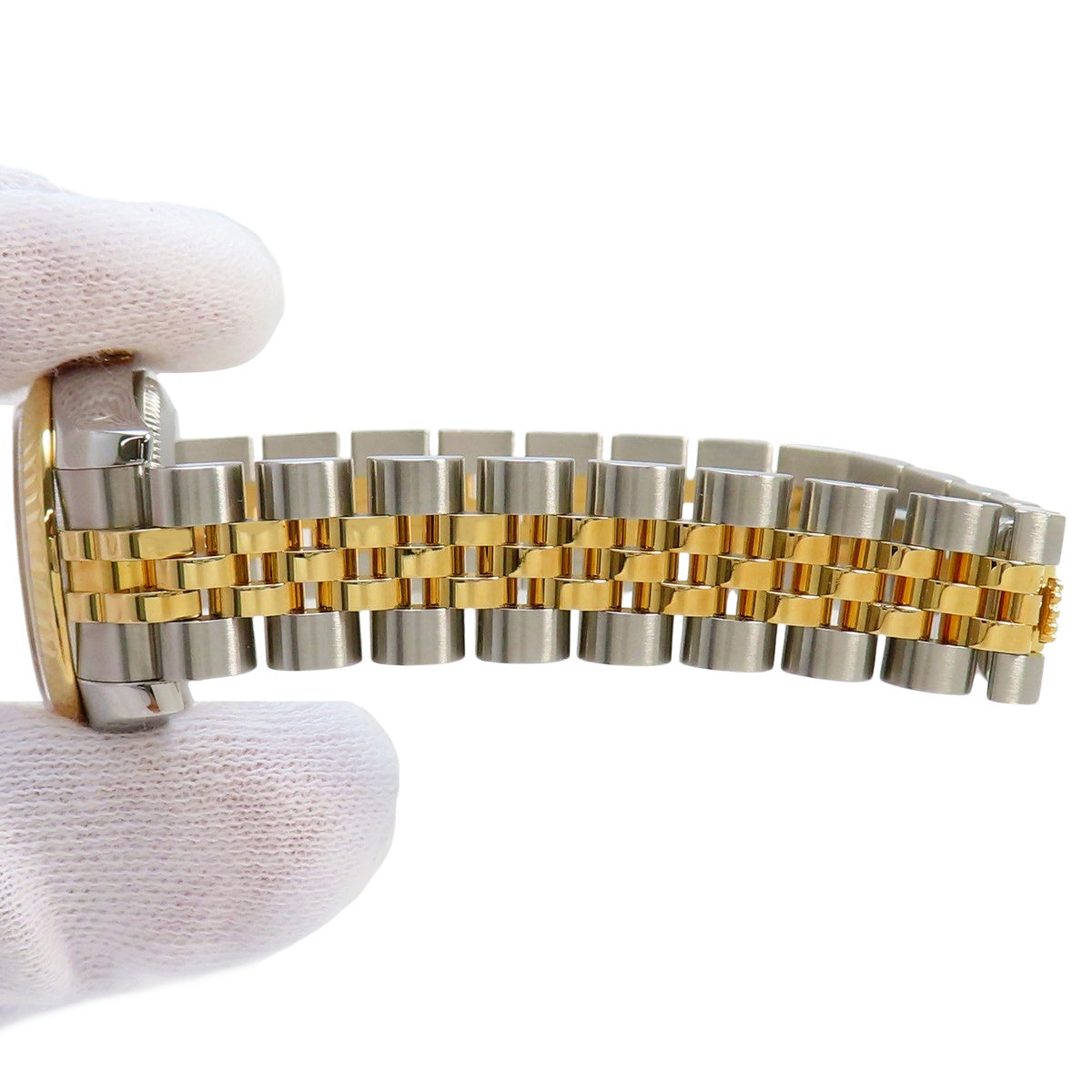 179173NGR 日志型腕表 YG/SS D字头 自动上链 白色