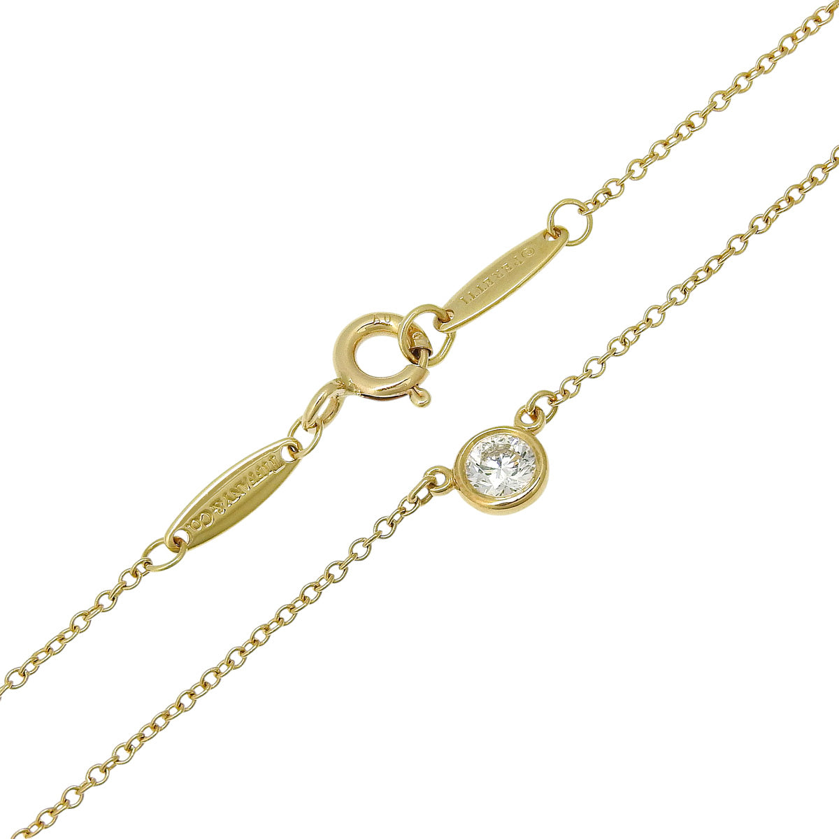 バイザヤード シングル ダイヤモンド ペンダント ダイヤモンド D0.19 K18 イエローゴールド YG