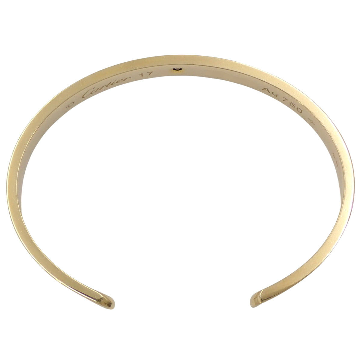 18K 黄金 LOVE 开口钻石手链