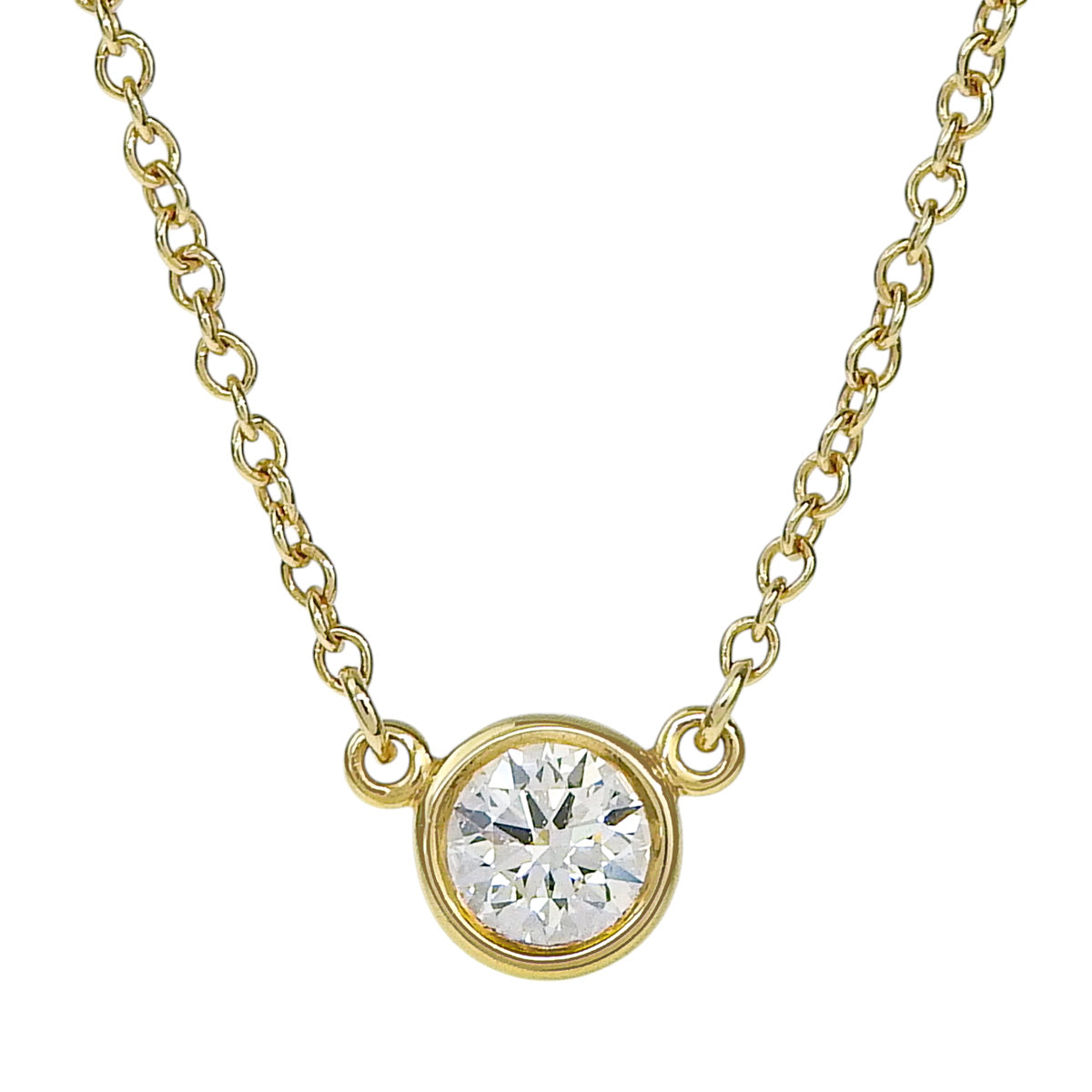 Vayyard Single Diamond Pendant, Diamond D0.20, K18 Yellow Gold (YG)