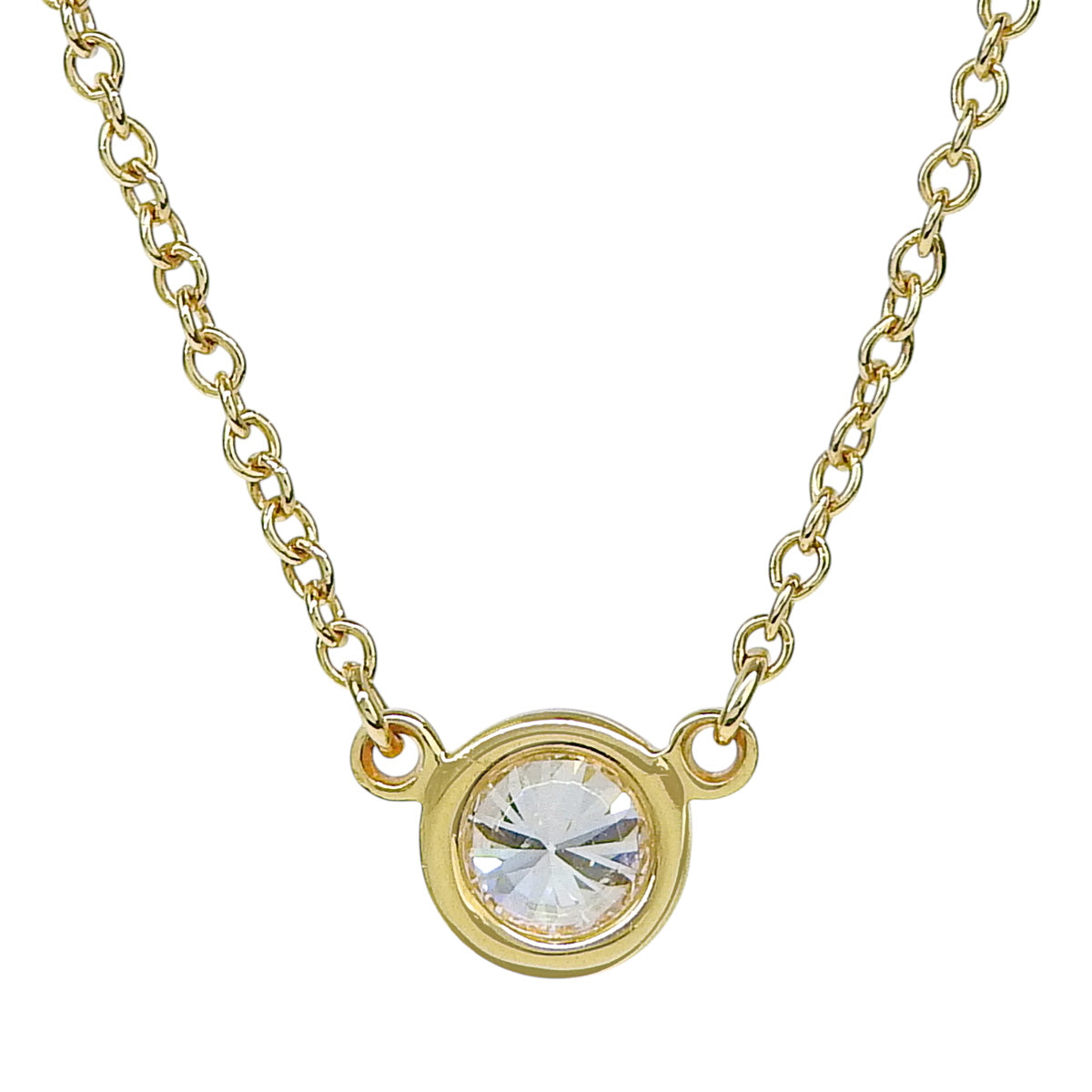 Vayyard Single Diamond Pendant, Diamond D0.20, K18 Yellow Gold (YG)