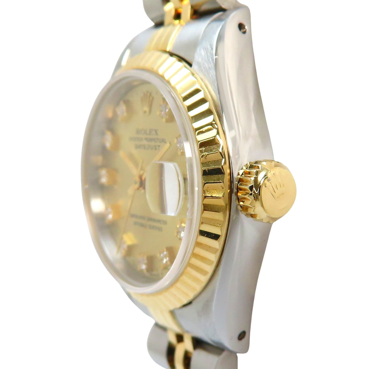 日志型 69173G YG/SS E系列 香槟色 10钻 自动上链