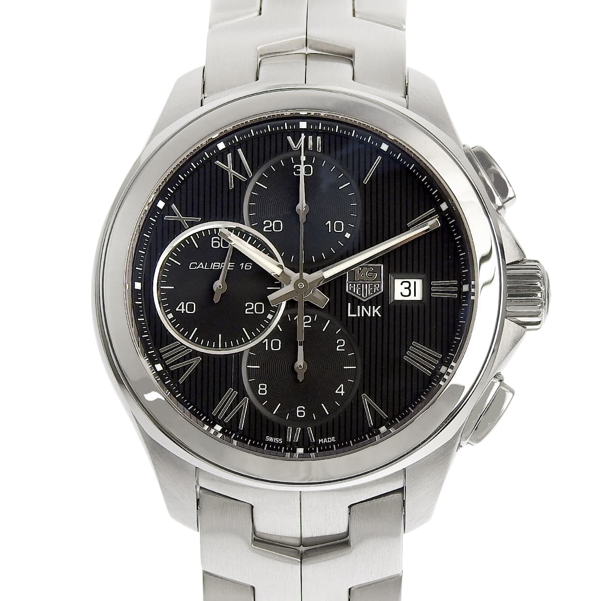 リンク CAT2012.BA0952 SS ブラック 自動巻き メンズ