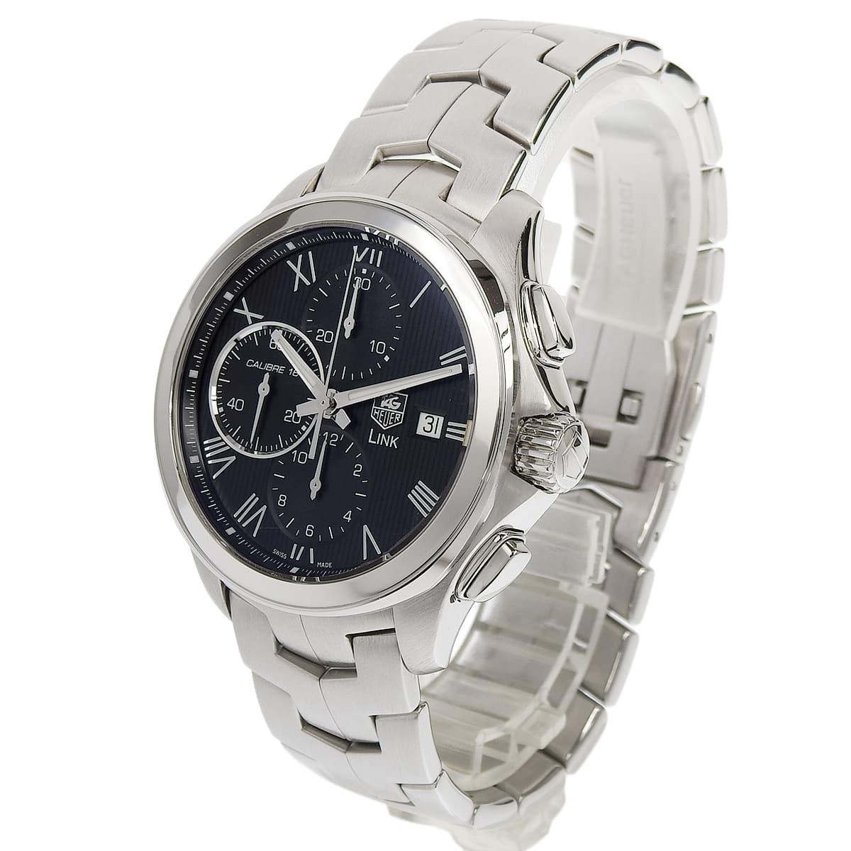 リンク CAT2012.BA0952 SS ブラック 自動巻き メンズ