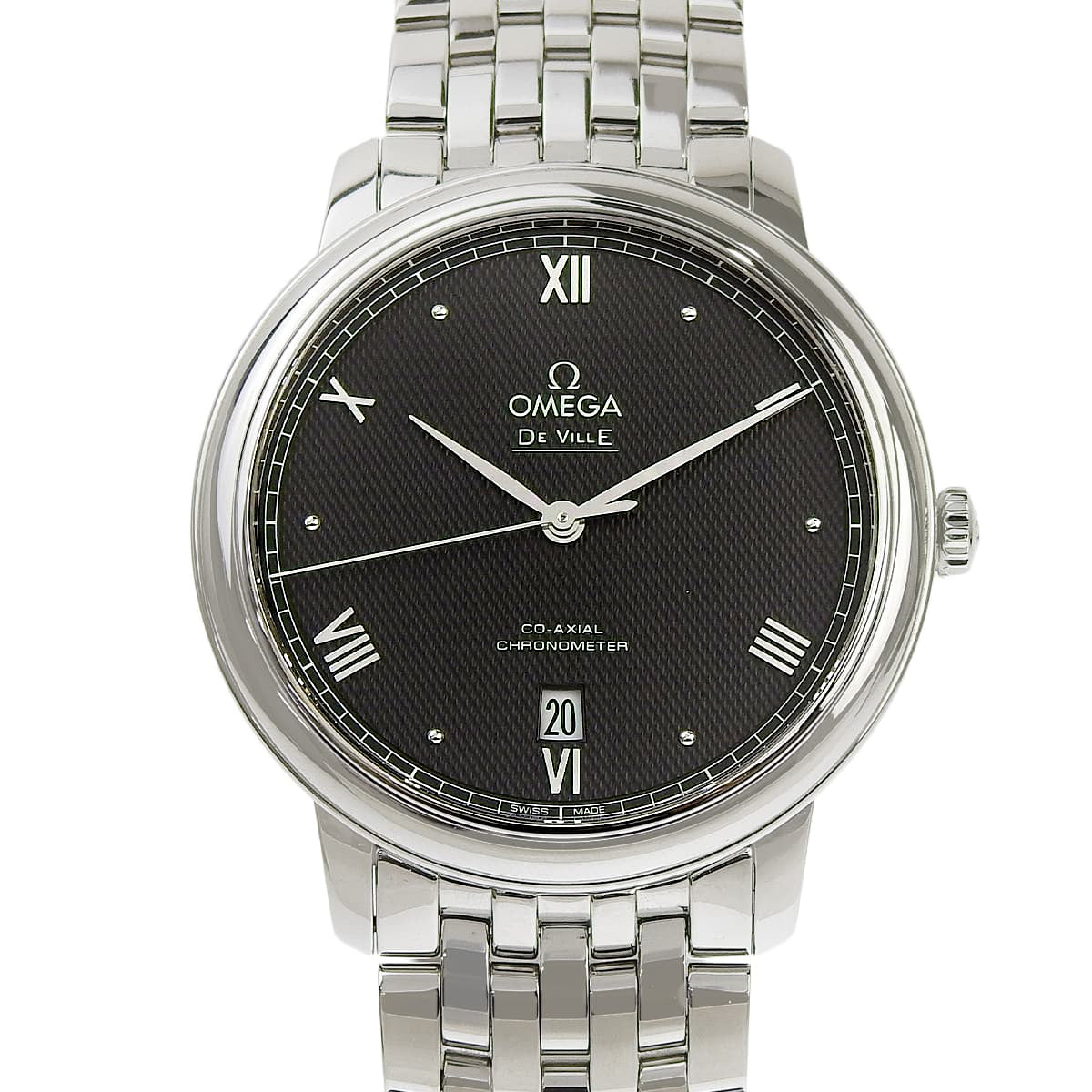De Ville 424.10.40.20.01.002 SS Black Automatic Men's Watch