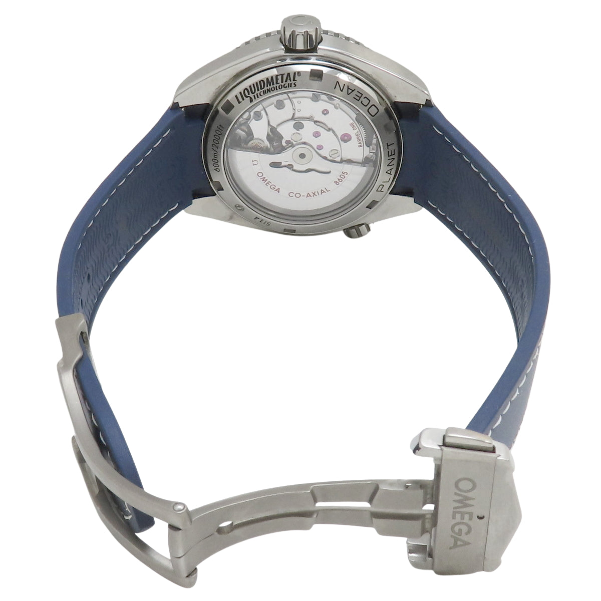 232.92.44.22.03.001 シーマスター プラネットオーシャン チタン ラバー 自動巻き ブルー