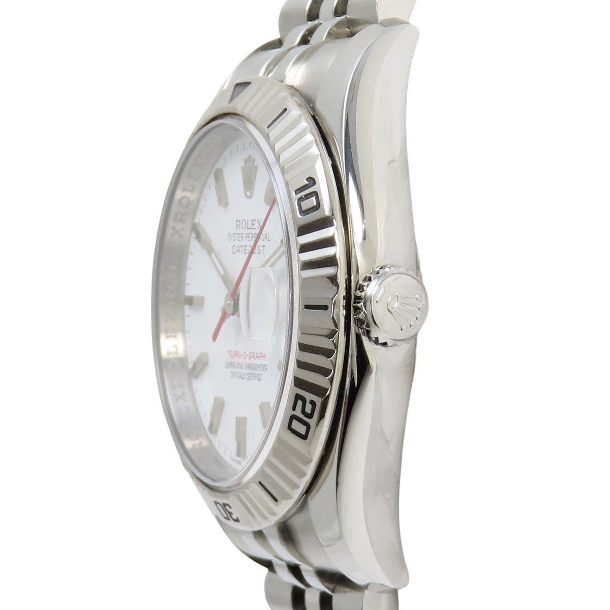 116264 Datejust Turnograph WG/SS, Serial Number D, Automatic, White Dial