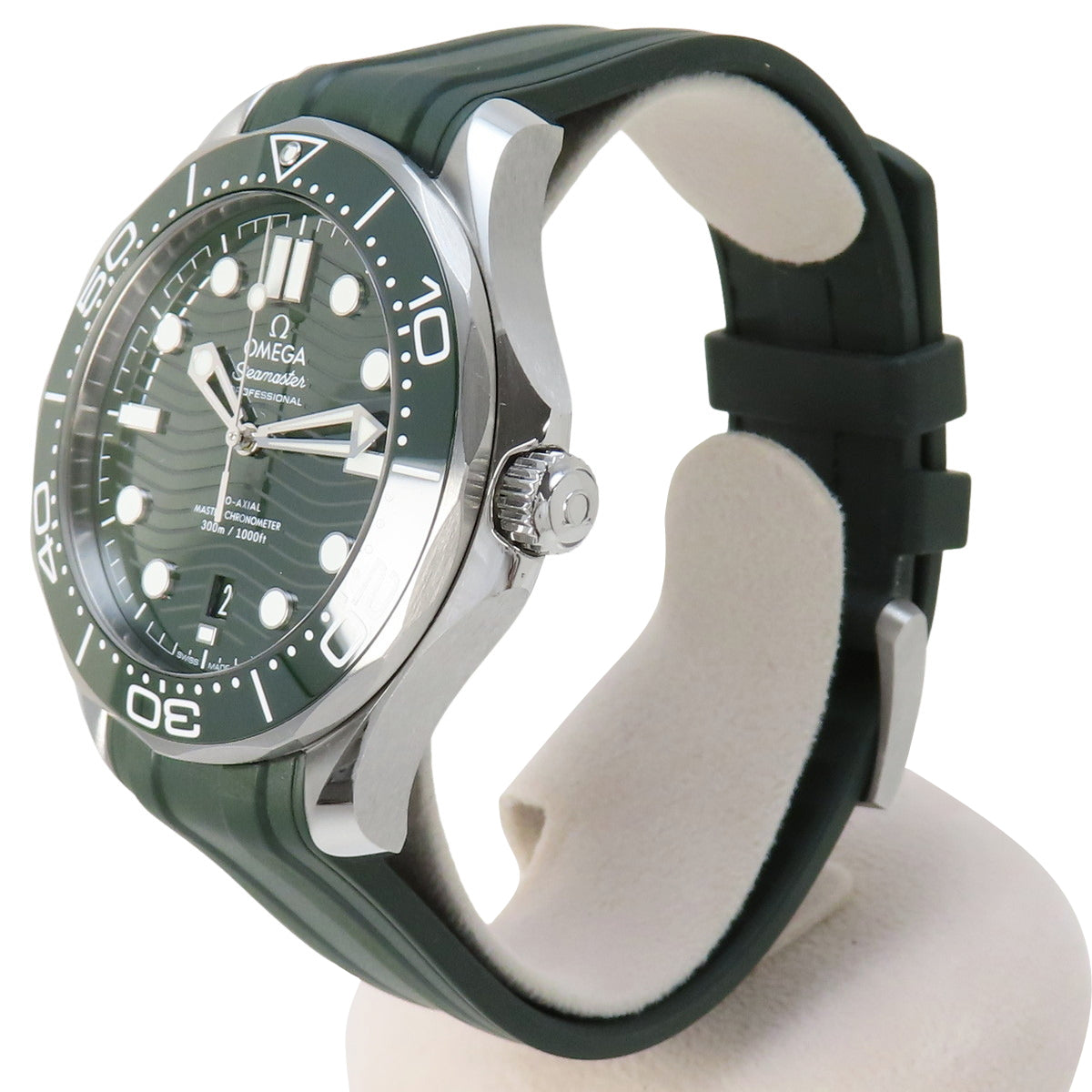 シーマスターダイバー300m 210.32.42.20.10.001 SS/ラバー 自動巻き 2023年5月購入 グリーン