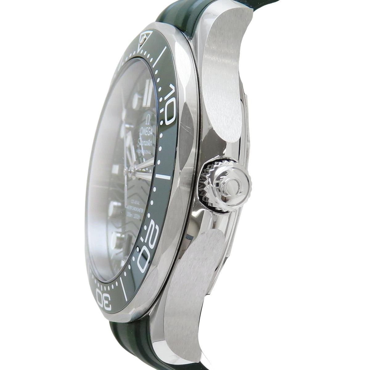 Seamaster Diver 300m 210.32.42.20.10.001 Stainless Steel/Rubber Automatic, Purchased in May 2023, Green